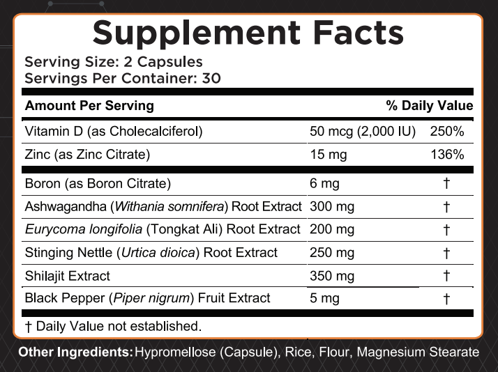 Nutesta-supplement-facts